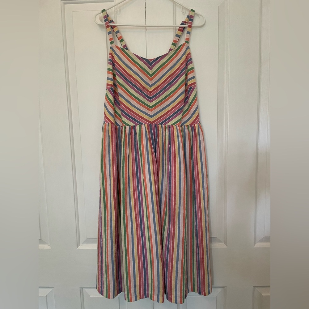 Lane Bryant Multicolor Striped Dress